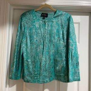 *GREAT CONDITION* St. John Jacket Teal Blazer
